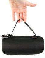 Padded Black Pouch for JBL Charge 2 plus, Pulse, Charge, Charge 2 &amp; Flip 2 With Belt Clip - by DURAGADGET N12