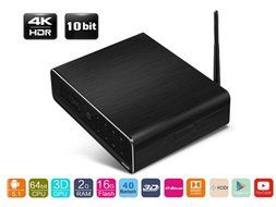 SUNKINFON PRO High-end Quad Core 64Bit 3D 4K UltraHD Smart Android 5.1 TV Box Streaming Media Player with HDD...