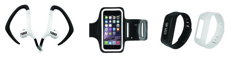 NAXA Electronics NE-946 Three-in-One Bluetooth Fitness Combo