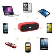 LB1 High Performance New Bluetooth Speaker for HP ENVY 700-210 Desktop with Beats Audio Portable Water Resistant... N5