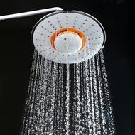 Facilla Modern 8" ABS Rain Shower Head Wireless Speaker Bluetooth Phone Chrome Music N5