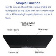 Pevono Portable Bluetooth Speakers Outdoor Wireless Super Bass with Built-in Microphone and Dual 10W Drivers Subwoofer... N5
