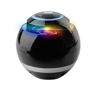 Balls lED Light Wireless Bluetooth Speaker Hands-free Call TF USB FM AUX Black N2