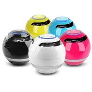 Balls lED Light Wireless Bluetooth Speaker Hands-free Call TF USB FM AUX Black N6