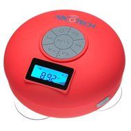 Abco Tech Splash Proof Shower Speaker with 3 Firm Suction Cups - Black N6