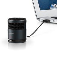 iGadgitz Al Series: 'Mic Idol' Portable Wireless Stereo Bluetooth Brushed Aluminium Travel Speaker (3W Power with... N11