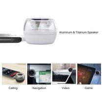 Deli F10 Portable Compact Mini Speaker, Four Times of the Normal Volume, 3.5MM Audio Input, for iPhone Android... N12