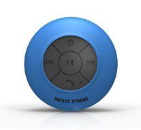 Shower Speaker : ImpactStrong Water Resistant Wireless Hands-Free Speaker with Suction Cup and [Built-in Microphone...