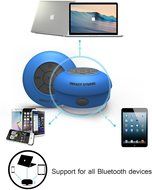 Shower Speaker : ImpactStrong Water Resistant Wireless Hands-Free Speaker with Suction Cup and [Built-in Microphone... N3