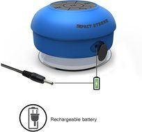Shower Speaker : ImpactStrong Water Resistant Wireless Hands-Free Speaker with Suction Cup and [Built-in Microphone... N4