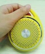 NSK Outdoor Portable Hanging Wireless Bluetooth Speaker Support TF Card (Yellow) N2