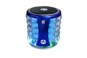 Soundmae&reg; T-2096A Bluetooth luminous TF card mini speaker stereo subwoofer color lights handsfree style Bluetooth...