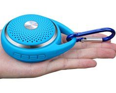 NSK Outdoor Portable Hanging Wireless Bluetooth Speaker Support TF Card (Yellow) N11