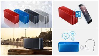 SAMSUNG Level Box Mini Bluetooth Portable Wireless Speaker(EO-SG900) With NFC, Color Black N2