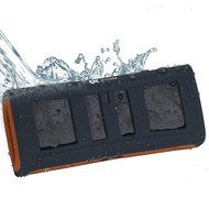 Proxelle Mini Waterproof Bluetooth Stereo Speakers, Orange