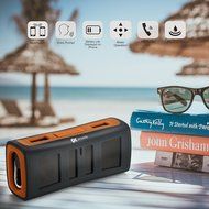 Proxelle Mini Waterproof Bluetooth Stereo Speakers, Orange N3