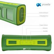 Proxelle Mini Waterproof Bluetooth Stereo Speakers, Orange N11
