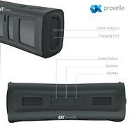 Proxelle Mini Waterproof Bluetooth Stereo Speakers, Orange N18