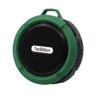 TecBillion Wireless Bluetooth 3.0 Outdoor &amp; Shower Speaker, Waterproof/3W Speaker/Suction Cup/Mic/Hands-Free Speakerphone...