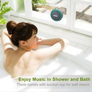 TecBillion Wireless Bluetooth 3.0 Outdoor &amp; Shower Speaker, Waterproof/3W Speaker/Suction Cup/Mic/Hands-Free Speakerphone... N3