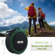 TecBillion Wireless Bluetooth 3.0 Outdoor &amp; Shower Speaker, Waterproof/3W Speaker/Suction Cup/Mic/Hands-Free Speakerphone... N6