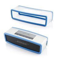GEARONIC TM Protective TPU Soft Case Cover Pouch Box for Bose SoundLink Mini Bluetooth Wireless Speaker - Blue