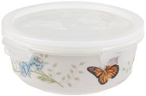 Lenox Butterfly Meadow Round Covered Casserole, 2 piece N4