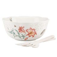 Lenox Butterfly Meadow Round Covered Casserole, 2 piece N12