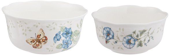 Lenox Butterfly Meadow Round Covered Casserole, 2 piece N15