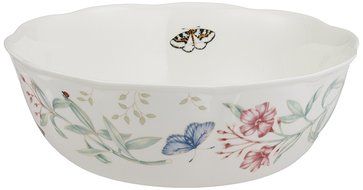 Lenox Butterfly Meadow Round Covered Casserole, 2 piece N25