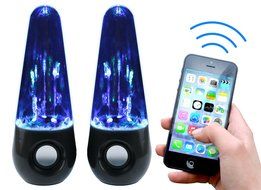 Rebelite Aura v1 Water Show Bluetooth Dual Speaker System w/ Powerful Sound &amp; Dancing Water for iPhone, Android...
