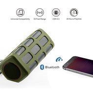 Hapyia Portable Wireless Bluetooth Speaker Outdoor with 7000mAh Power Bank Black N17