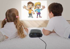 OEM K1 LED LCD (QVGA) Mini Video Projector - International Version - Blue (FP3224K1B-IV) N7