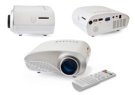 OEM K1 LED LCD (QVGA) Mini Video Projector - International Version - Blue (FP3224K1B-IV) N41