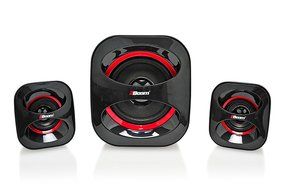 2BOOM USB Powered, Stylish multimedia speakers with Surround Sound Experience Black