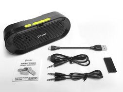 Cellet Beatbot Rechargeable Bluetooth V4.1 Portable Speaker - Retail Packaging - Neon Green N9