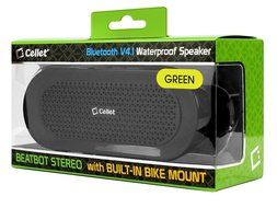 Cellet Beatbot Rechargeable Bluetooth V4.1 Portable Speaker - Retail Packaging - Neon Green N10