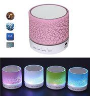 Horen Bluetooth Speakers Mini Portable Stereo Glow in the Dark Sparkle Neon Flashlight LED with Built-in Mic Hands-free... N2