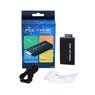 BephaMart PS2 to HDMI Video Converter Adapter with 3.5mm Audio Output for HDTV HDMI 1080P Support 480i 576i 480p N2