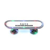 J-DEAL&reg; Scooter Bluetooth Wireless Speaker with Led Light, Skateboard Stereo Speakers Portable MP3 Player Support... N14