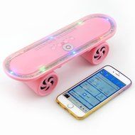 J-DEAL&reg; Scooter Bluetooth Wireless Speaker with Led Light, Skateboard Stereo Speakers Portable MP3 Player Support... N15