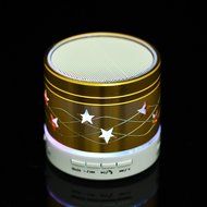 TopePop Portable Mini Bluetooth Speaker Color Change with LED Light Support Tf Card Stereo Speaker for Android... N4