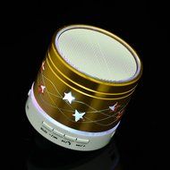 TopePop Portable Mini Bluetooth Speaker Color Change with LED Light Support Tf Card Stereo Speaker for Android... N5
