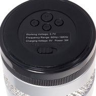 Crystallized Portable Wireless Bluetooth Super Bass Speaker Black N11