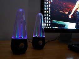 Esky Music Fountain Dancing Colorful Water Show MP3 Speaker N6