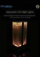 Bluetooth Speakers, Mindkoo Indoor Smart Wireless Classic with LED Light Adjustable Home Use Bluetooth Speakers... N5