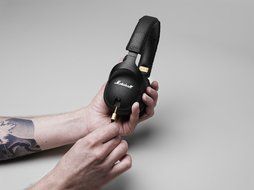 Marshall Headphones M-ACCS-00152 Monitor Headphones, Black N7