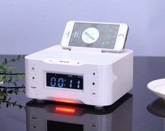 innuoo NFC Wireless Bluetooth Speakers Charge Dock Snooze Clock for iPhone iOS Samsung Andriod Smart Phone N6