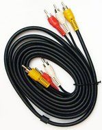 SPDIF + L-R CABLE Digital / Analog Interconnect Link Zone 2 3 4 For Logitech Squeezebox Denon Sony Onkyo 5.1 7.1...