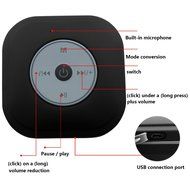 Waterproof Shower Speaker, NUTK Wireless Bluetooth Stereo Player Loud Handsfree Portable Speakerphone with Built-in... N5